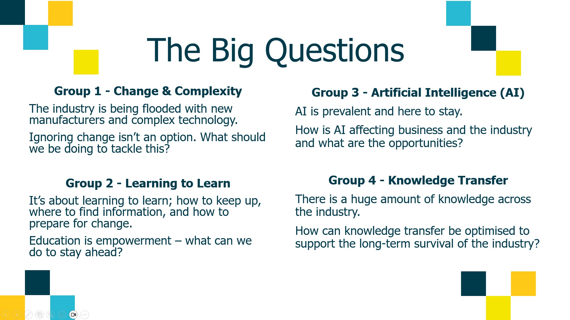 Big Question Slide