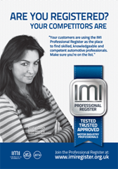 Professional Register Advert - Are you registered?