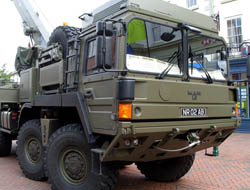 A demonstration of the MAN Recovery Vehicle, by REME 