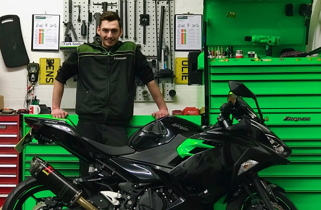 The Youngest Motorcycle Technician to be accredited by